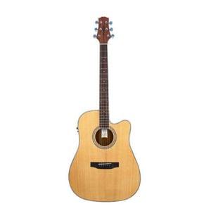 Ashton D59SCEQ Natural Gloss Dreadnought Electro Acoustic Guitar